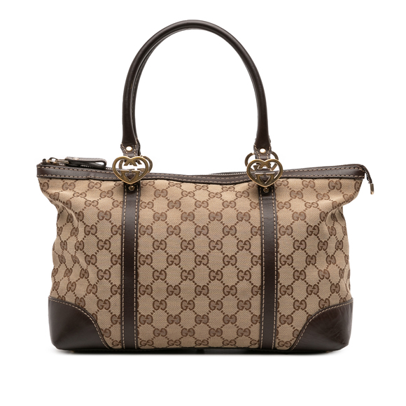 Pre-Loved Gucci GG Canvas Lovely Tote - Picture 1 of 10